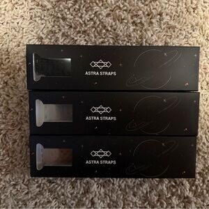 Astra Straps Black, Gray and Brown Watch Bands Trio